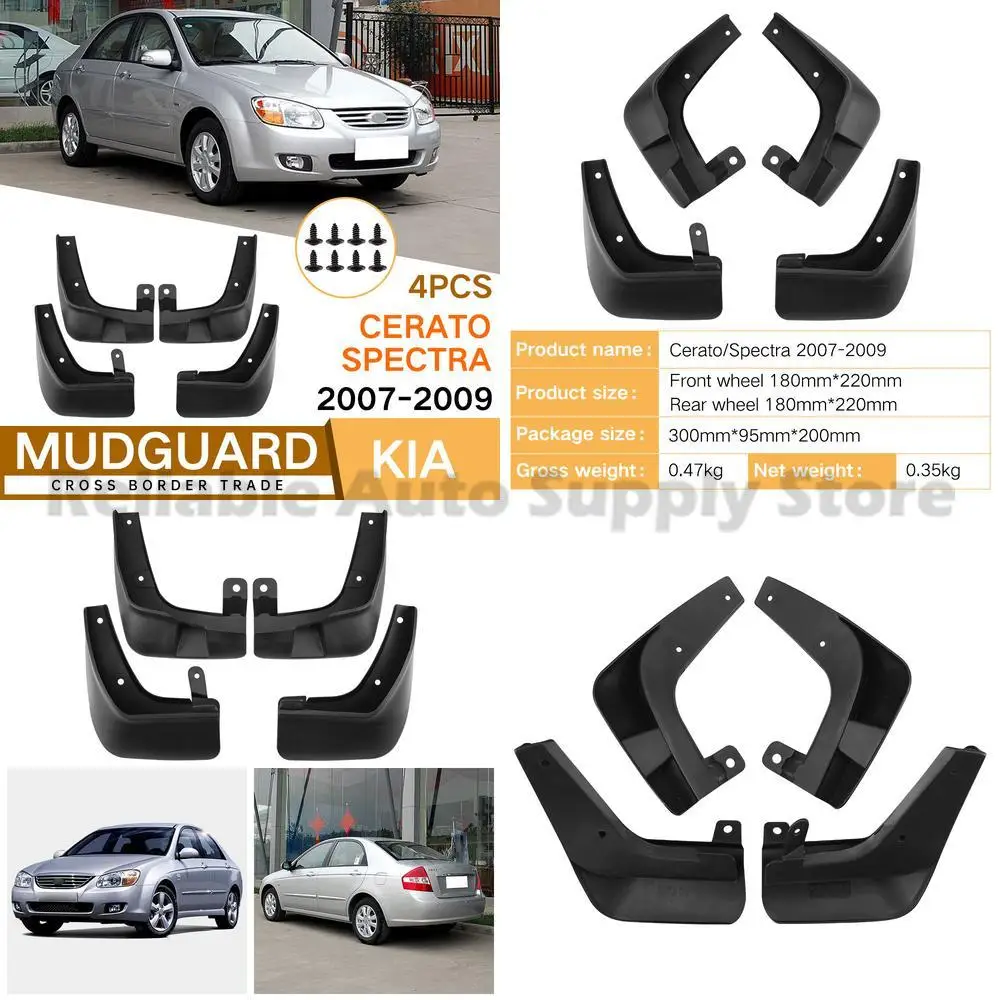 

For Kia Cerato Spectra 2007-2009 Mudguard Trim Car Accessories Premium Quality Durable Design