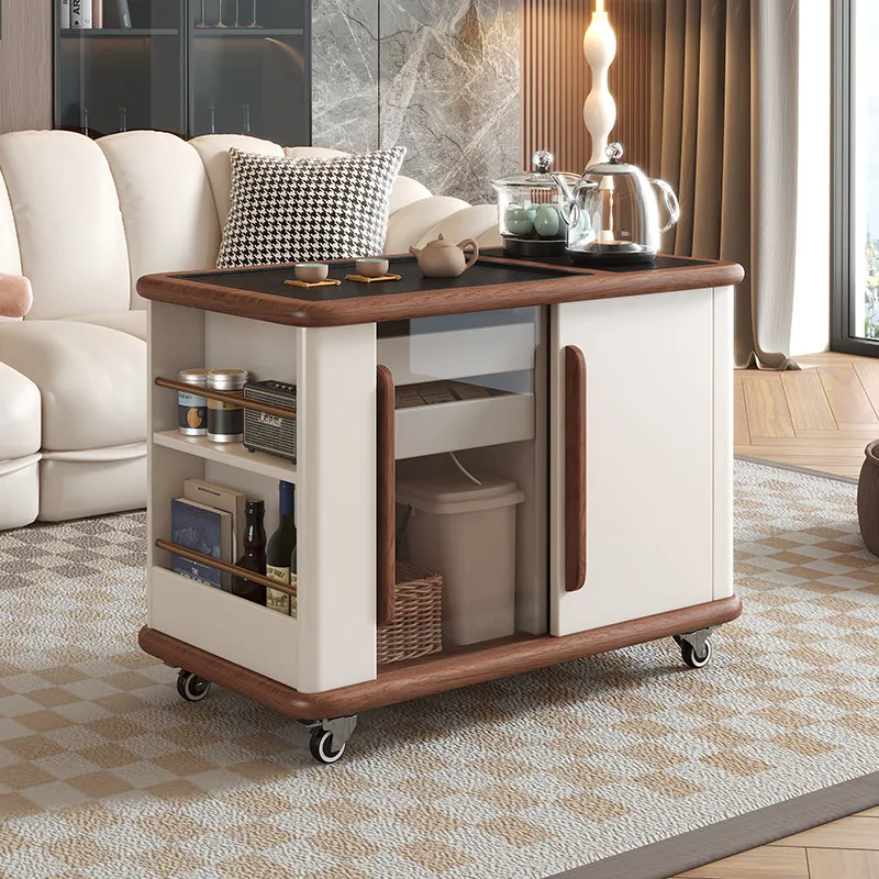 ！@Living Room Coffee Tables Brown Storage Hidden Vintage Modern Coffee Tables Lateral Luxury Space Tavolino Salotto Furniture Ho