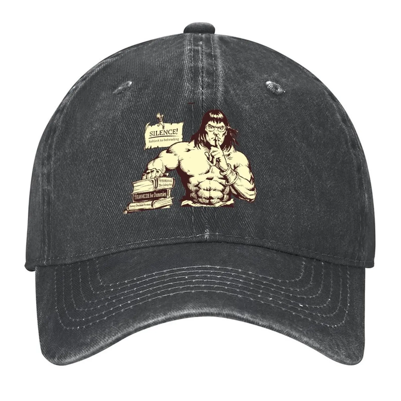

Conan the Librarian Baseball Cap Unique hats men's big size hat fashionable Sun Hat For Children Luxury Woman Men's