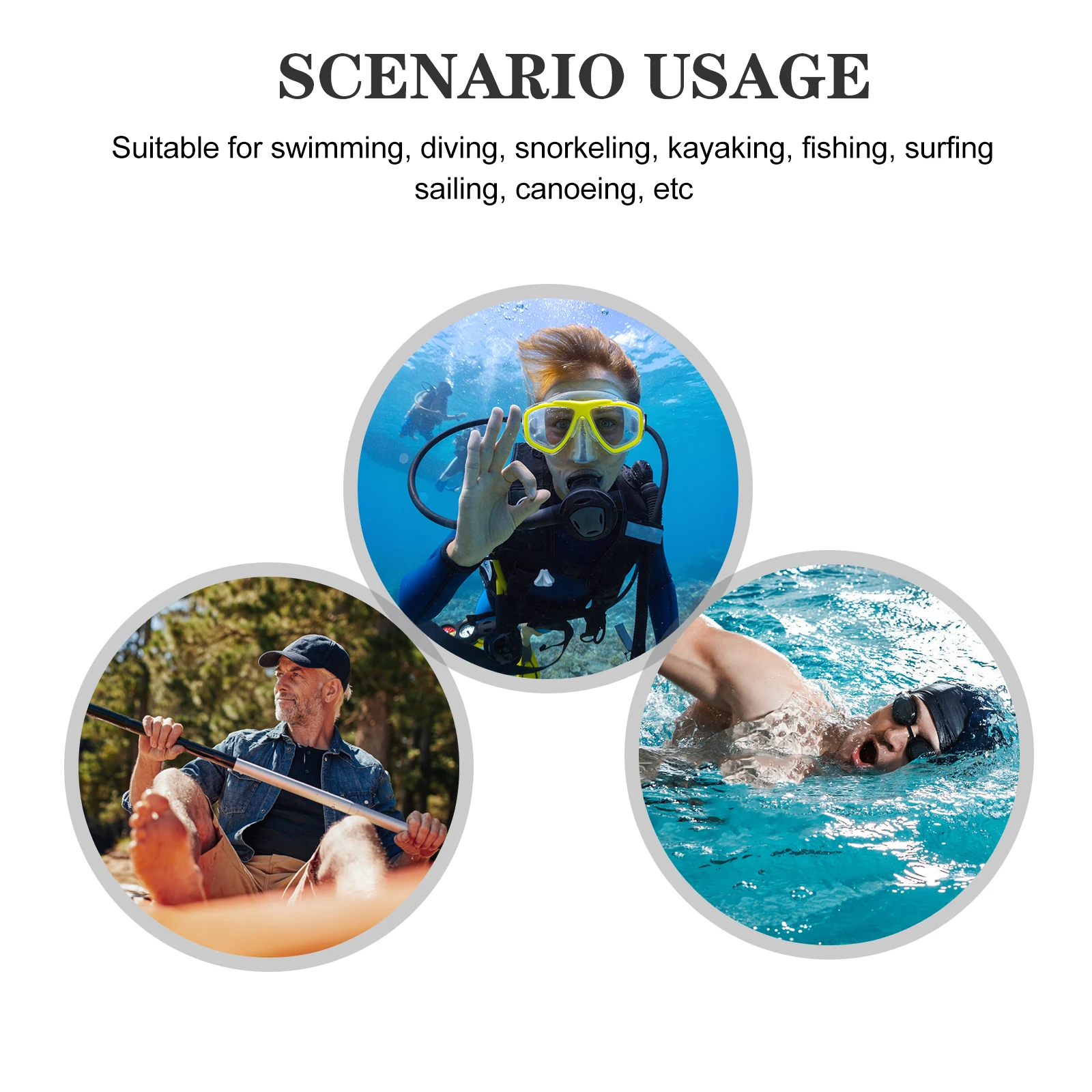 Capucha de buceo térmica, gorro de buceo cálido, cubierta de cabeza de neopreno, snorkel, surf, natación, deportes acuáticos, Protector de cabeza