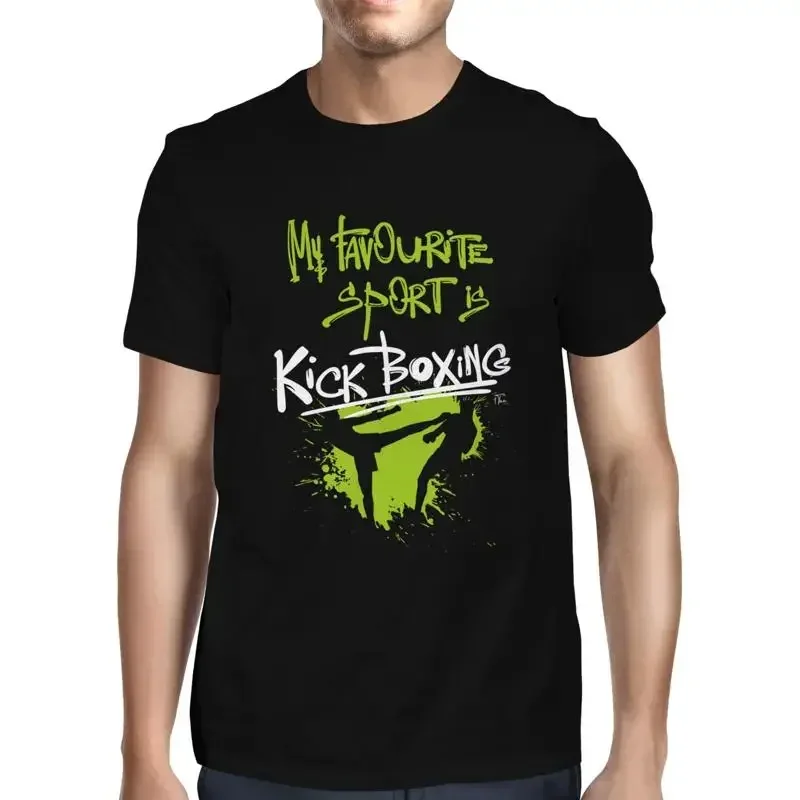 1T T Shirt Mens My Favourite Game Is Kickboxing