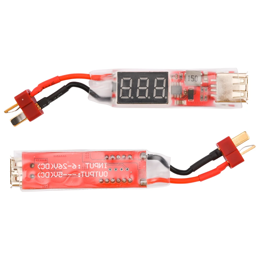 2S-6S Lipo bateria litowa XT60 / T wtyczka do konwertera ładowarki USB z wskaźnik napięcia płytka przyłączeniowa do ochrony funkcji telefonu