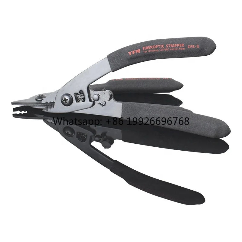 

Three Port Miller Pliers Stripper Pliers Coating Layer Stripper Pliers FTTH Telecom Grade Tools Optical Fiber Stripper