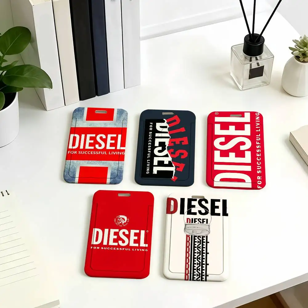 Brand Card Holder Corporate Business Work Badge Holders Uisex Credit Bus Daily Commute ID Case R-Rudolf D-Diesel