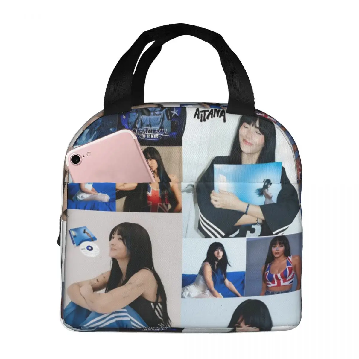 

Singer Aitanaed Cuarto Azul Merch Insulated Lunch Bag For School Food Box Leakproof Thermal Cooler Lunch Boxes