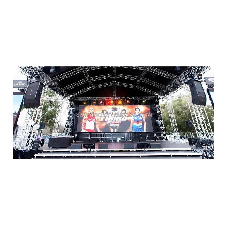 P4.81 High-Resolution LED Display Wall Full-Color Screen Rental for Events Seamless High Quality Visuals