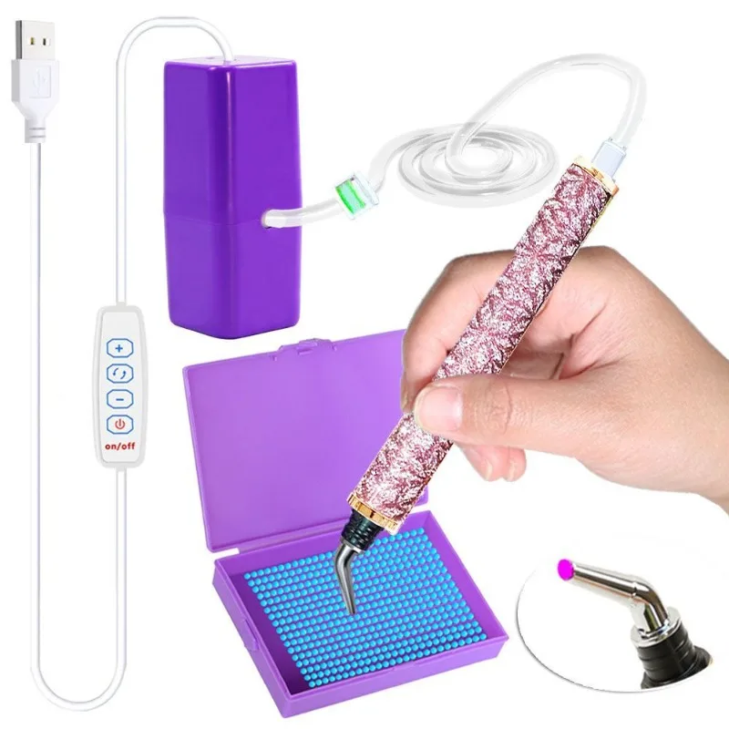 Professional Labor-saving Rhinestone Pickup Pen Efficient Painting Vacuum Suction Diamond Art Rhinestone Embroidery Tool
