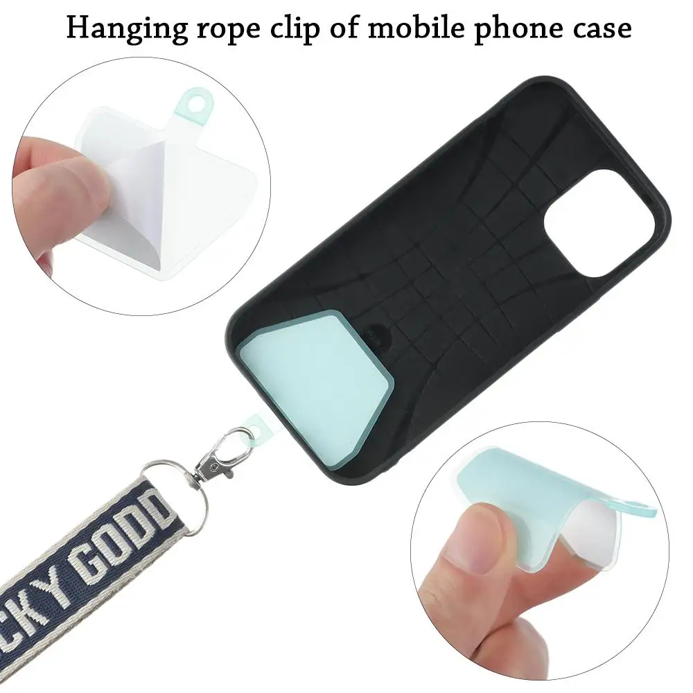 

Self-adhesive Chain Rope Buckle Lanyard Strap Anti-lost Phone Lanyard Gasket Neck Cord Accessories Phone Safety Tether Patch