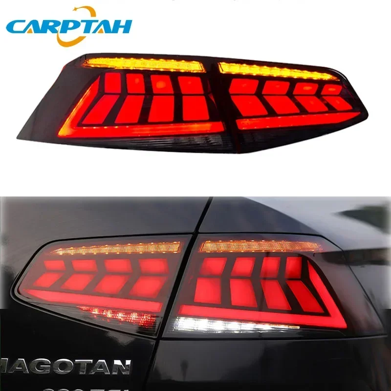 Car LED Taillight For VW Volkswagen Passat B8 2017 - 2019 Rear Running Lamp Brake Reverse Turn Signal Waterproof Car Accessories