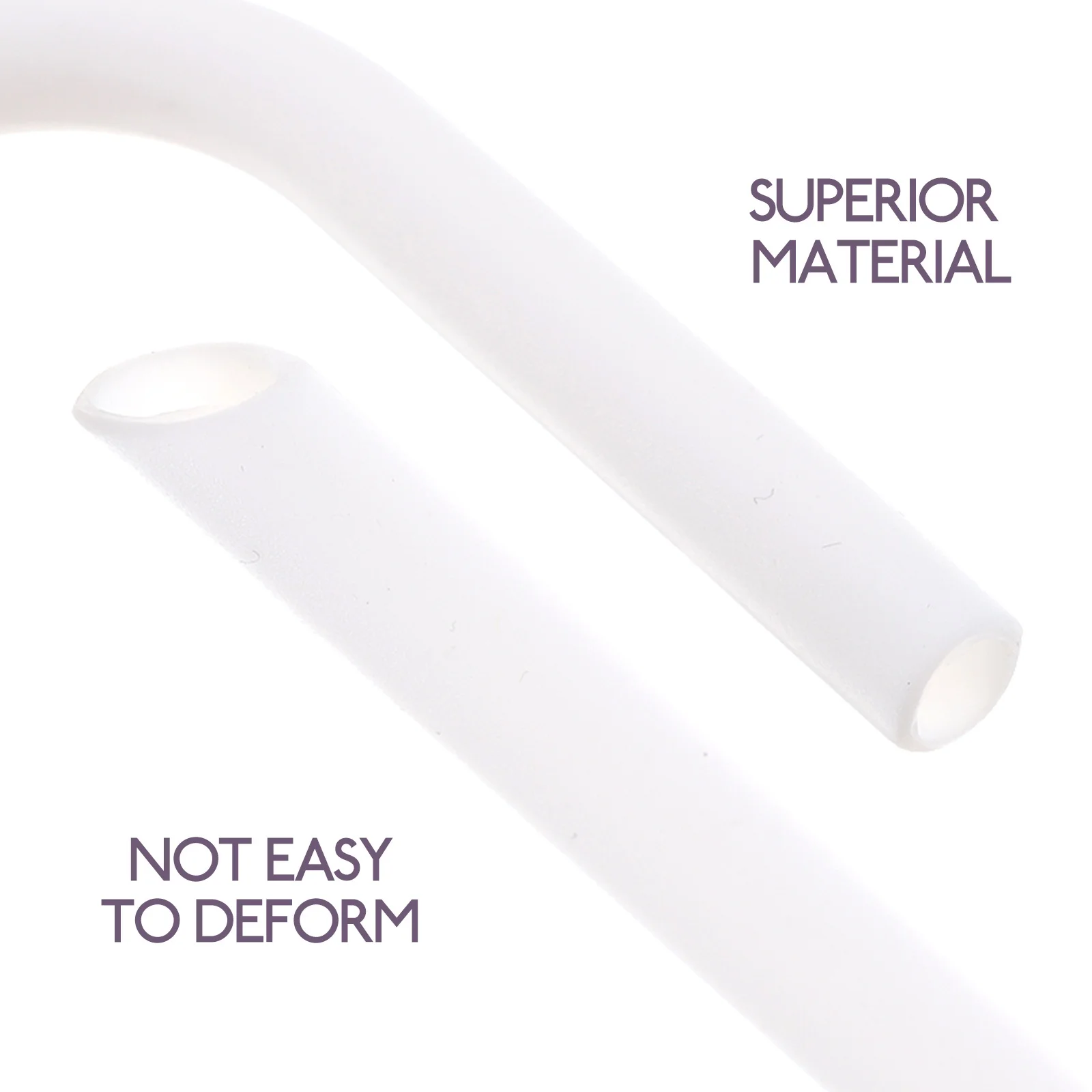 

1Set Reusable Silicone Straws Drinking Sucking Straws for Cocktail Party Home Office Travel Short Metal Straw