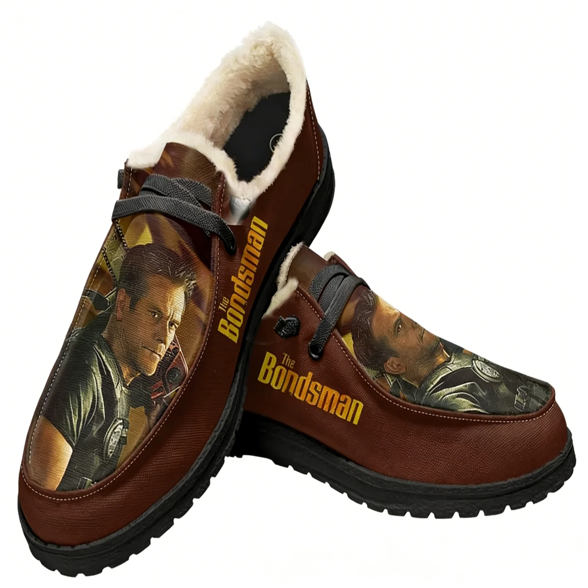 

Тапочки-слипоны The Bondsman из вельвета для мужчин и женщин, теплые, для дома и улицы, легкие, с индивидуальным модным принтом, парные, на заказ