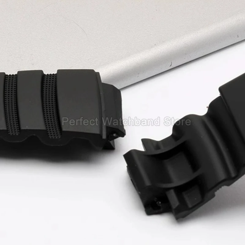 카시오 4778AW-591/590/5230AWG-M100/101 16mm 수지 시계 액세서리 내구성 스크래치 방지 블랙 레드 블루 솔리드 스틸 버클