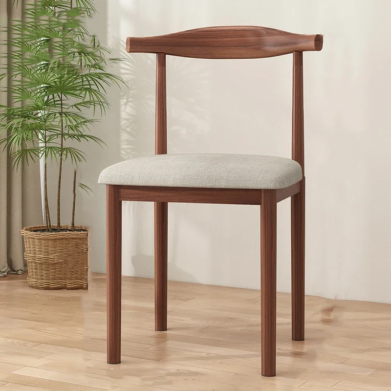 

Metal Aesthetic Dining Chairs Minimalist Kawaii Nordic Comfortable Dining Chair Brown Waterproof Chaise Luxe Home Furniture