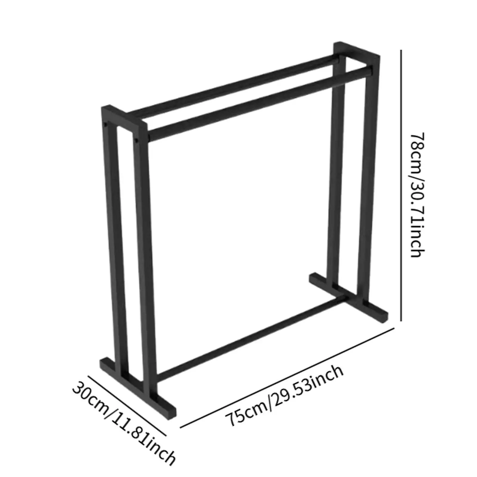 Rack de armazenamento de raquete de badminton, organizador armazenável, suporte de exibição de raquete de tênis para campo, estádio, jardim, escola, preto