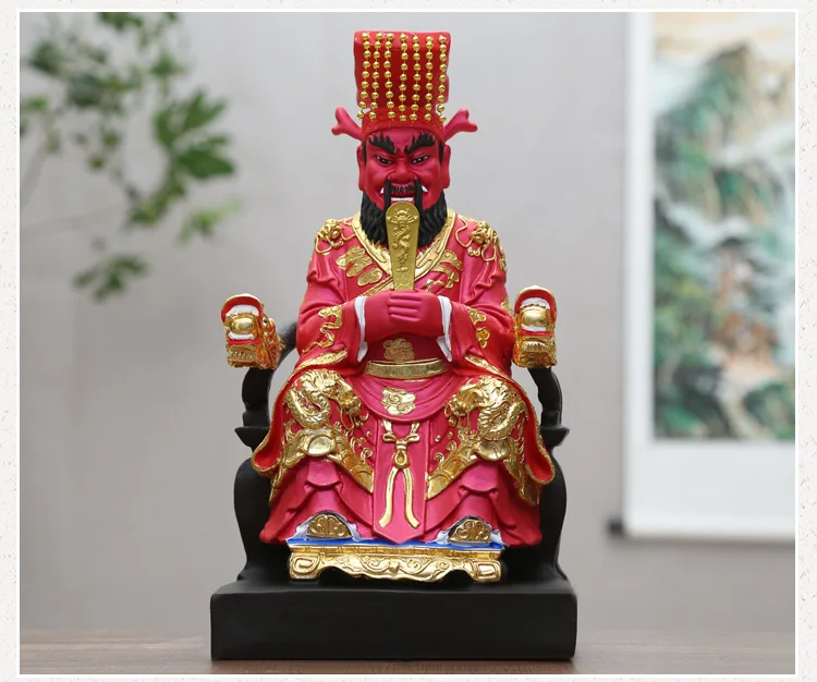 Wholesale Buddha Taoism figure Southeast Asia HOME Exorcise evil spirits Prosperity FENG SHUI Dragon King God statue