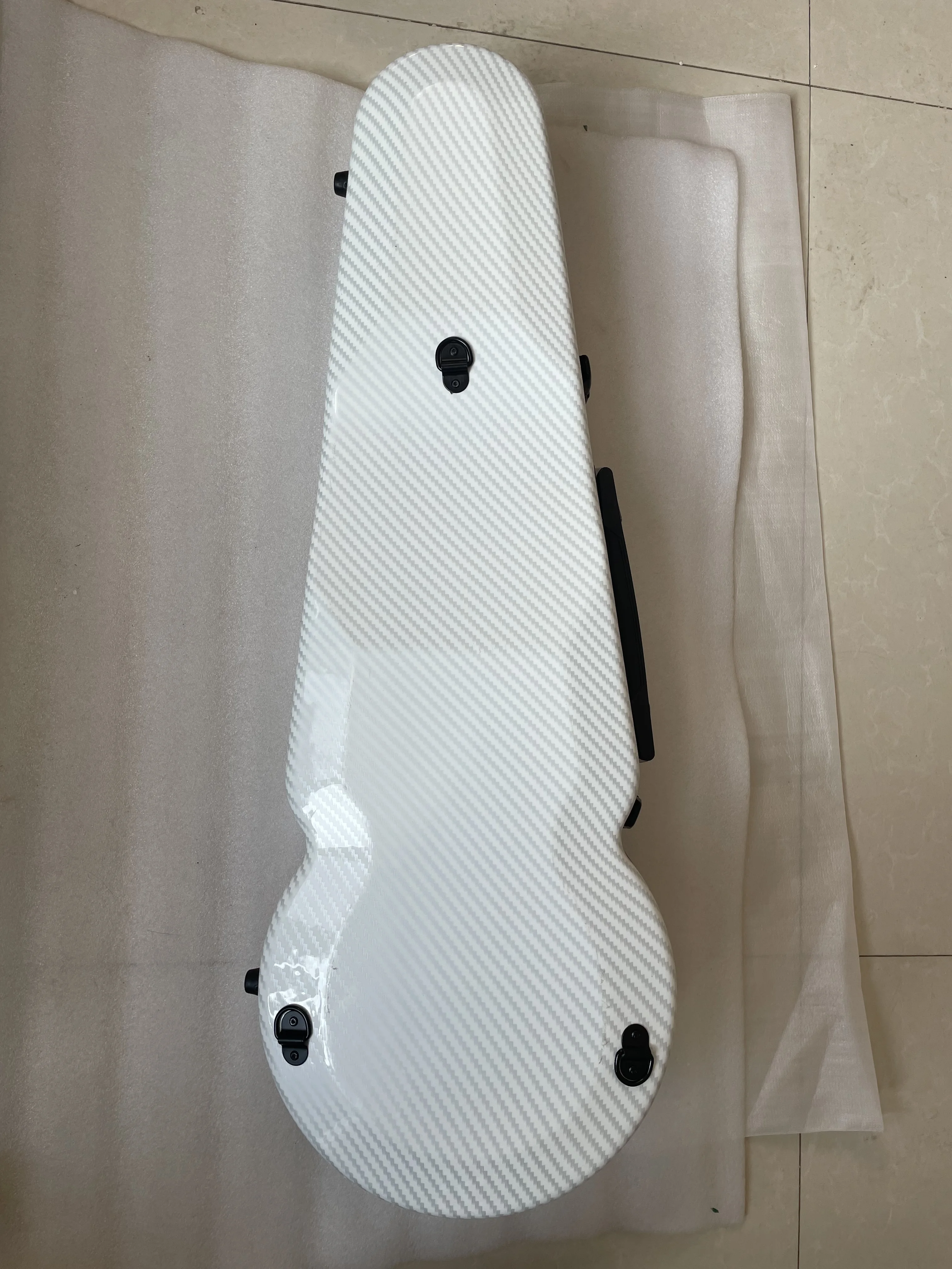 Carbon Fiber 16 Viola Hard Case with Spectrum Bag, Hard Shell Storage Protect, 16.5 Viola Box, White Backpack, High Quality