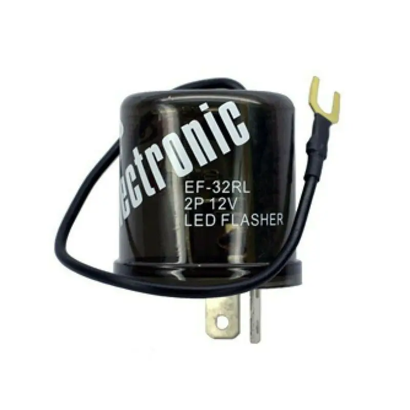 Compact 2 Pin Prong Terminal Relay Electronic Switch Flasher 12V LED Turn Signal Light For 1998-2002 Blazer Camaro
