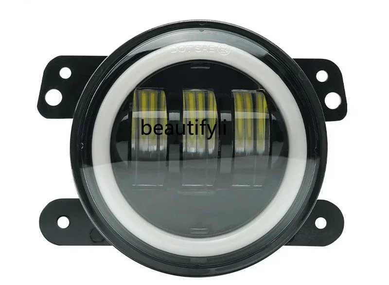 S23 Applicable to 4-inch car LED fog light white and yellow aperture JEEP off-road vehicle fog light