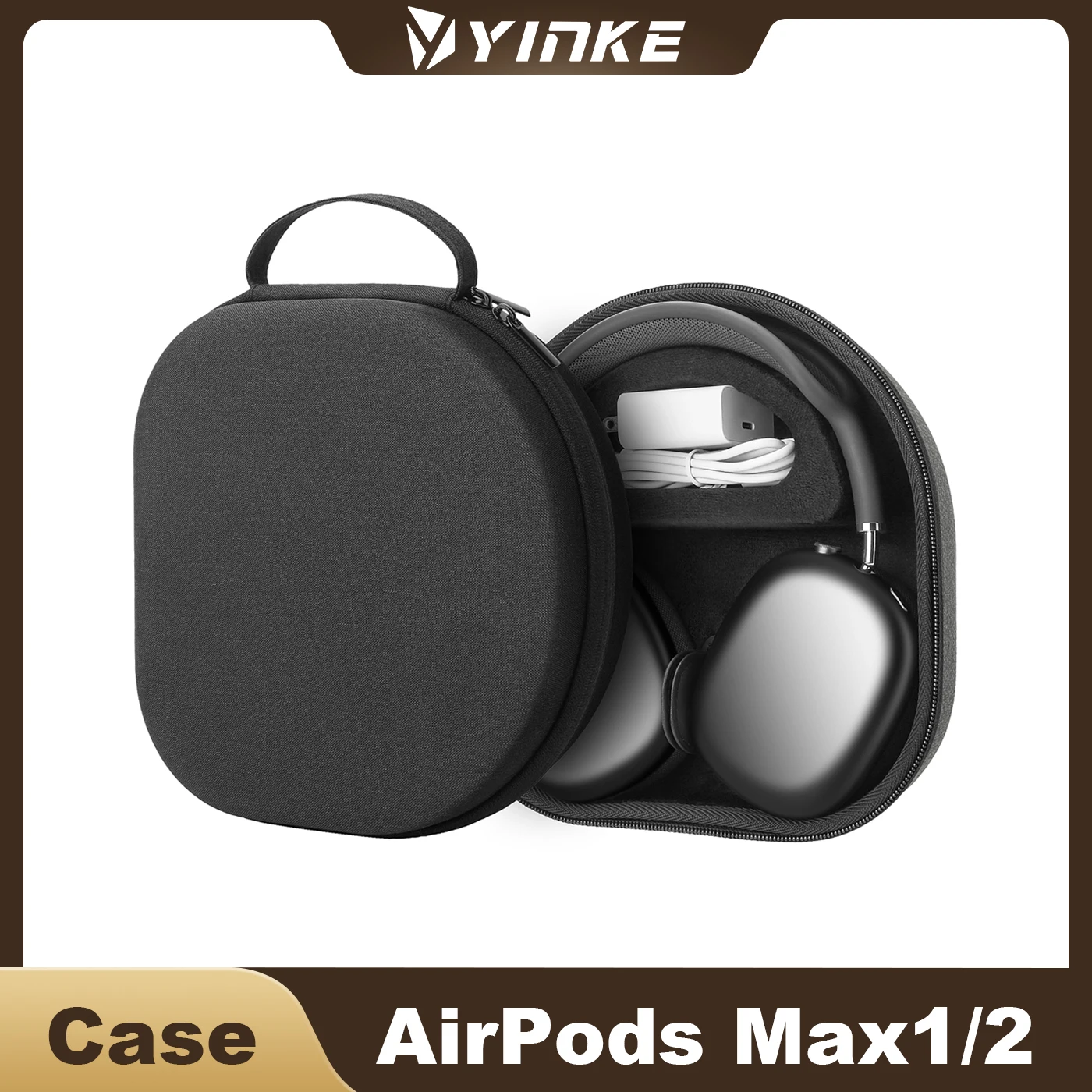 Headphone Case Hard - YINKE Smart Case for Apple AirPods