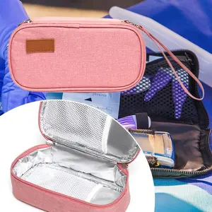 Isolierter Beutel Oxford Insulin Kühlschrank -Beutel Druckgefrierschrankschutz Diabetes Medizinischer Kühlschrank ohne Gel 12 Hauptverkaufstasche Kaltgel - №11