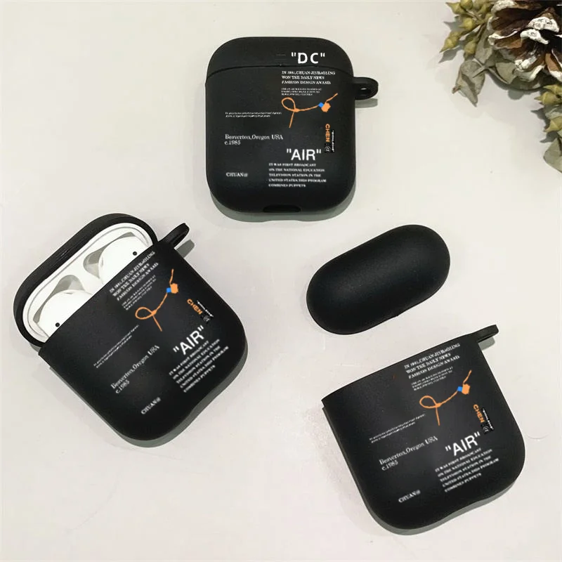 Anti-slip Silicone Case For Apple Airpods 3 2 1 Cases Bluetooth Earphone Cover for airpods Pro off Black Cover Bag white image 3