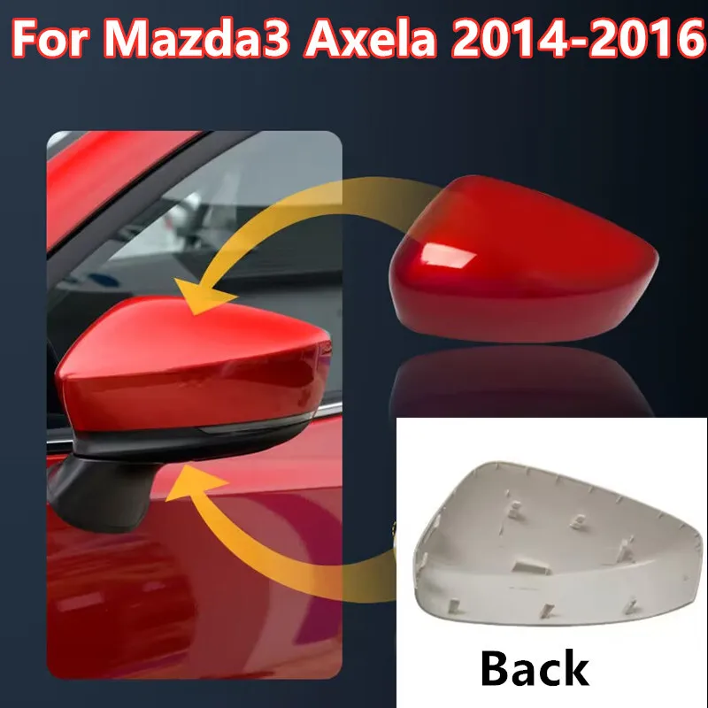

Красная левая сторона водителя, сменная крышка бокового зеркала для Mazda 3 Axela 2014-2016 гг.