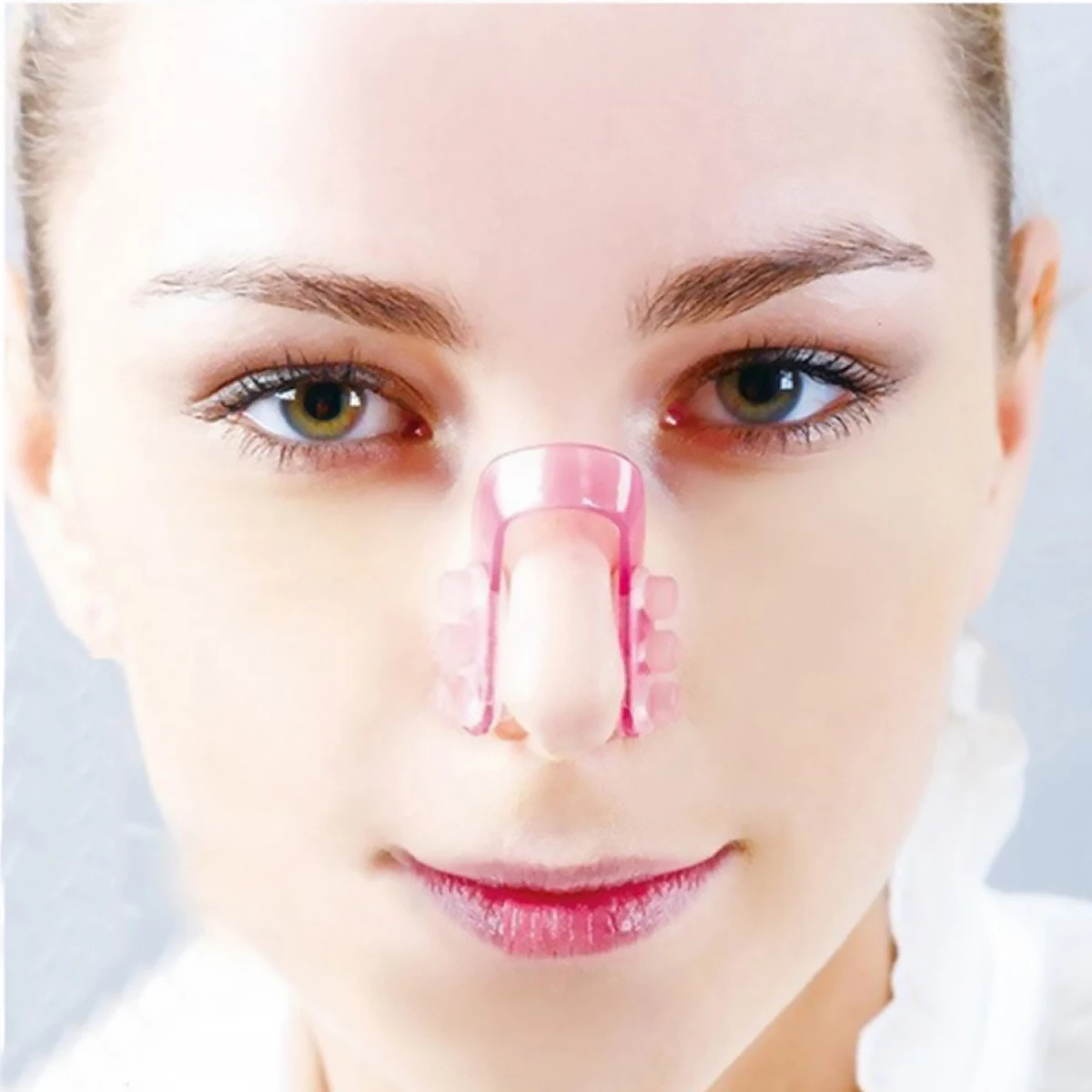 

4pcs Nose Bridge Clips Plastic Nasal Corrector Splint For Lifting Flat Droopy Noses Straightening Humps Non-Invasive Face Beauty