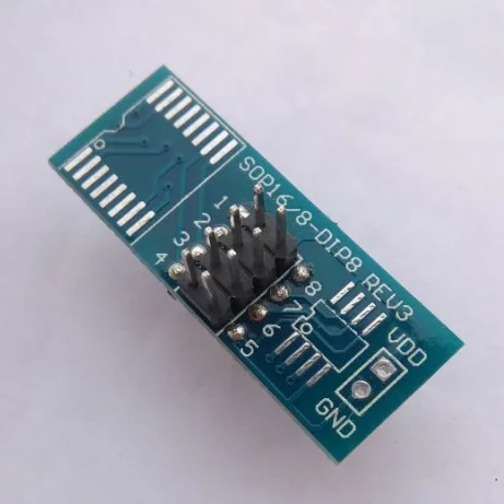 SOP8 Clip Fitting para SOP16, SOP para DIP8, assento fácil, adequado para 25 séries, 16 pinos