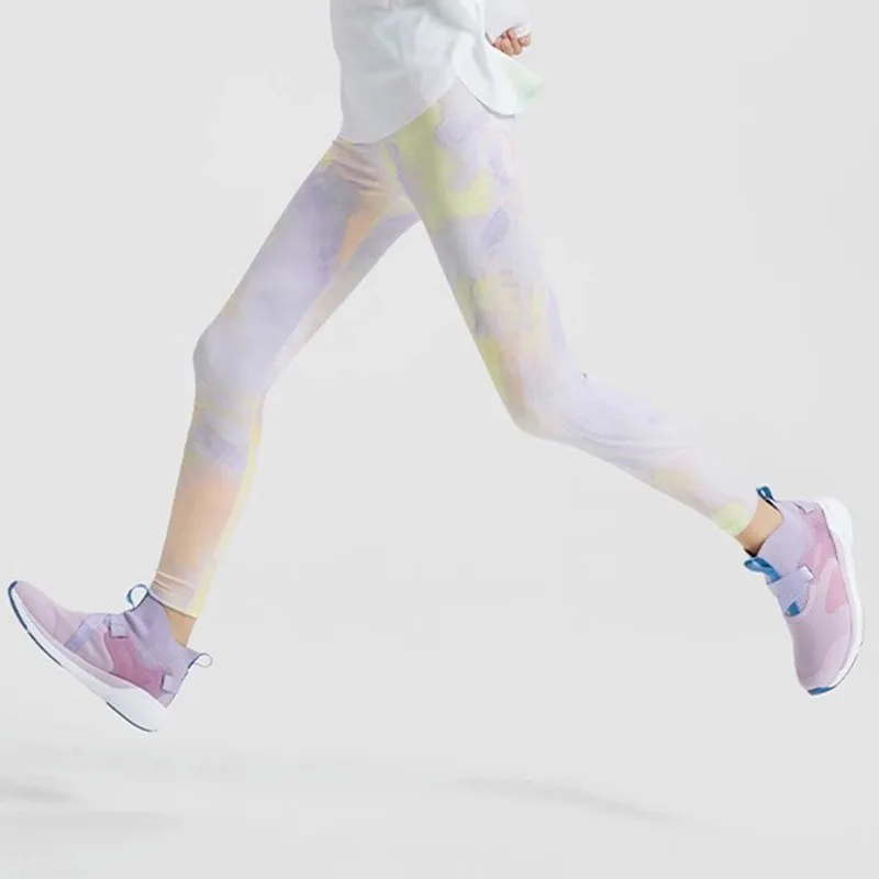 سراويل يوجا من القماش المطاطي للأطفال للجنسين، ملابس رياضية مريحة بطبقة أساسية، ملابس خارجية جاهزة