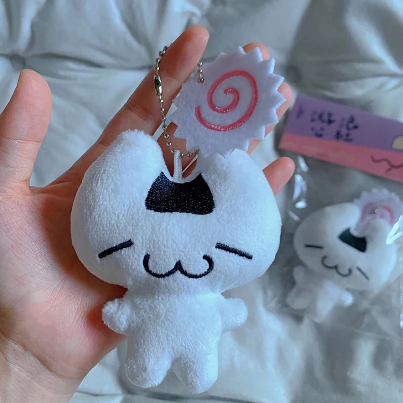 Atractivos llaveros de rollo de verduras de arroz de algas marinas de felpa; Accesorios colgantes de expresión divertida para bolsos