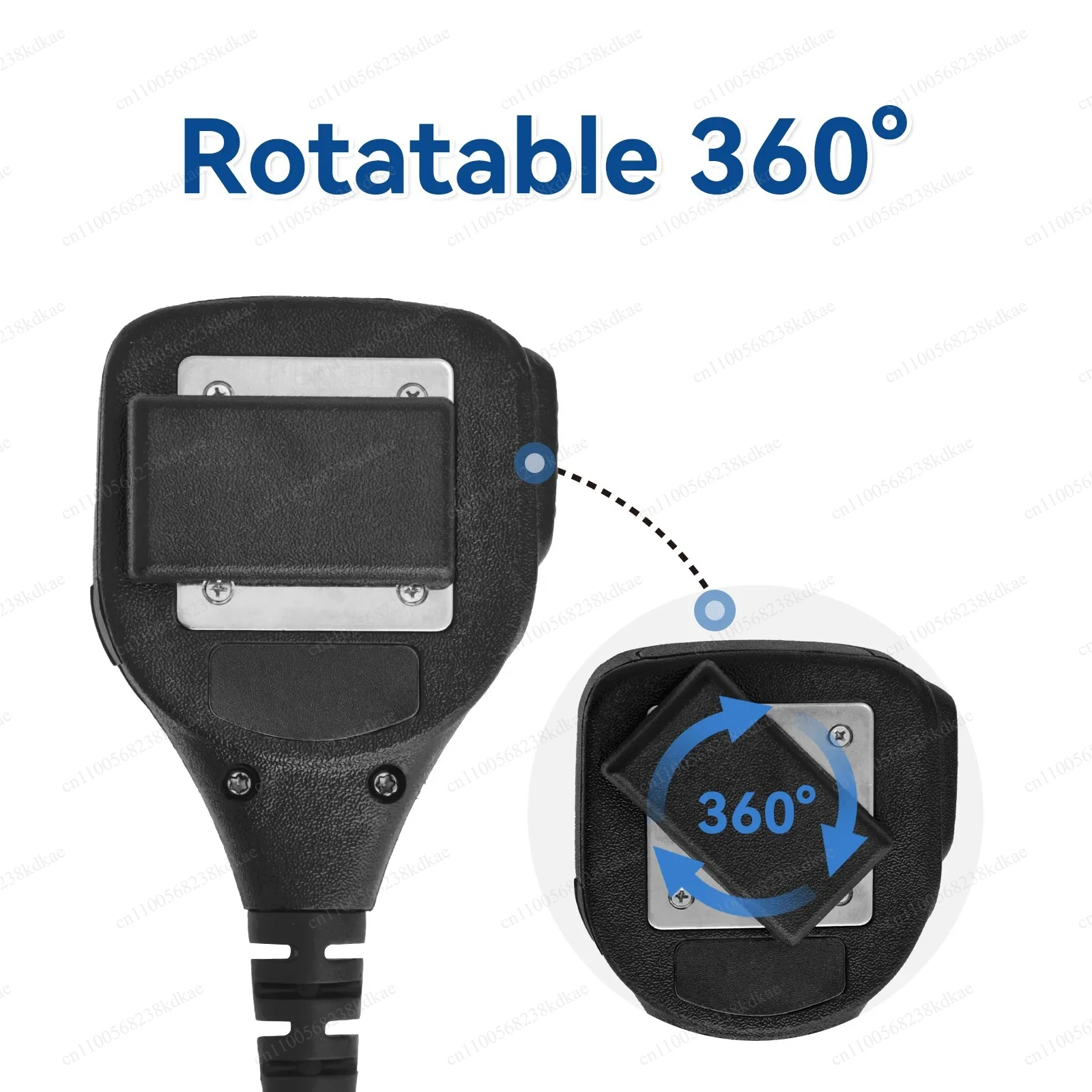 Heavy Duty Waterproof Walkie Talkie Speaker Mic for RT-880 RT-880G RT-6D RT-6DPRO