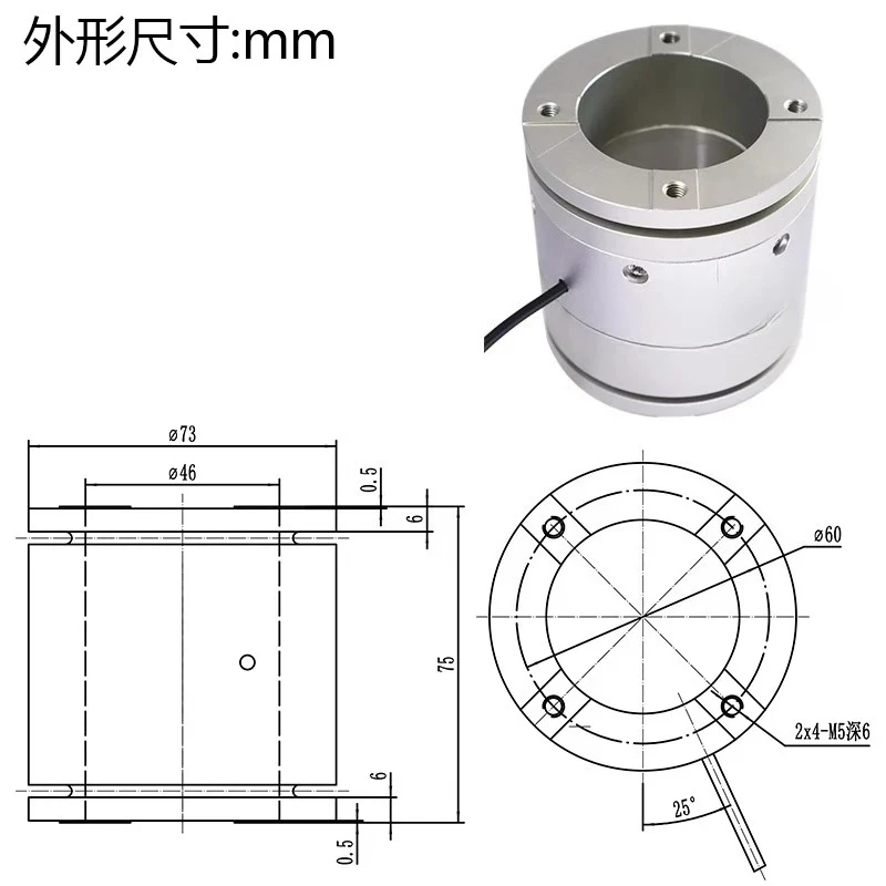 Torque sensor static force measurement slow rotation electric wrench screwdriver tool overhaul JN-110