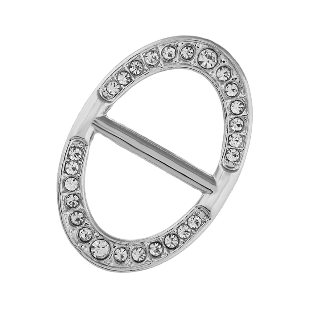 

Shawl Buckle Alloy Scarf Ring Smooth Finish Prevents Scratches Chic Decoration for Outfits Holiday Gift Idea Silver