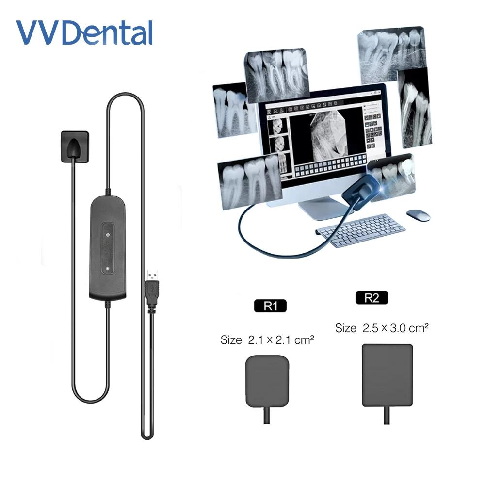 VVDental-Capteur Dentaire Radiovisiographe Numérique, Système d\'Imagerie Intra-Orale, Image HD, Outil Dentiste