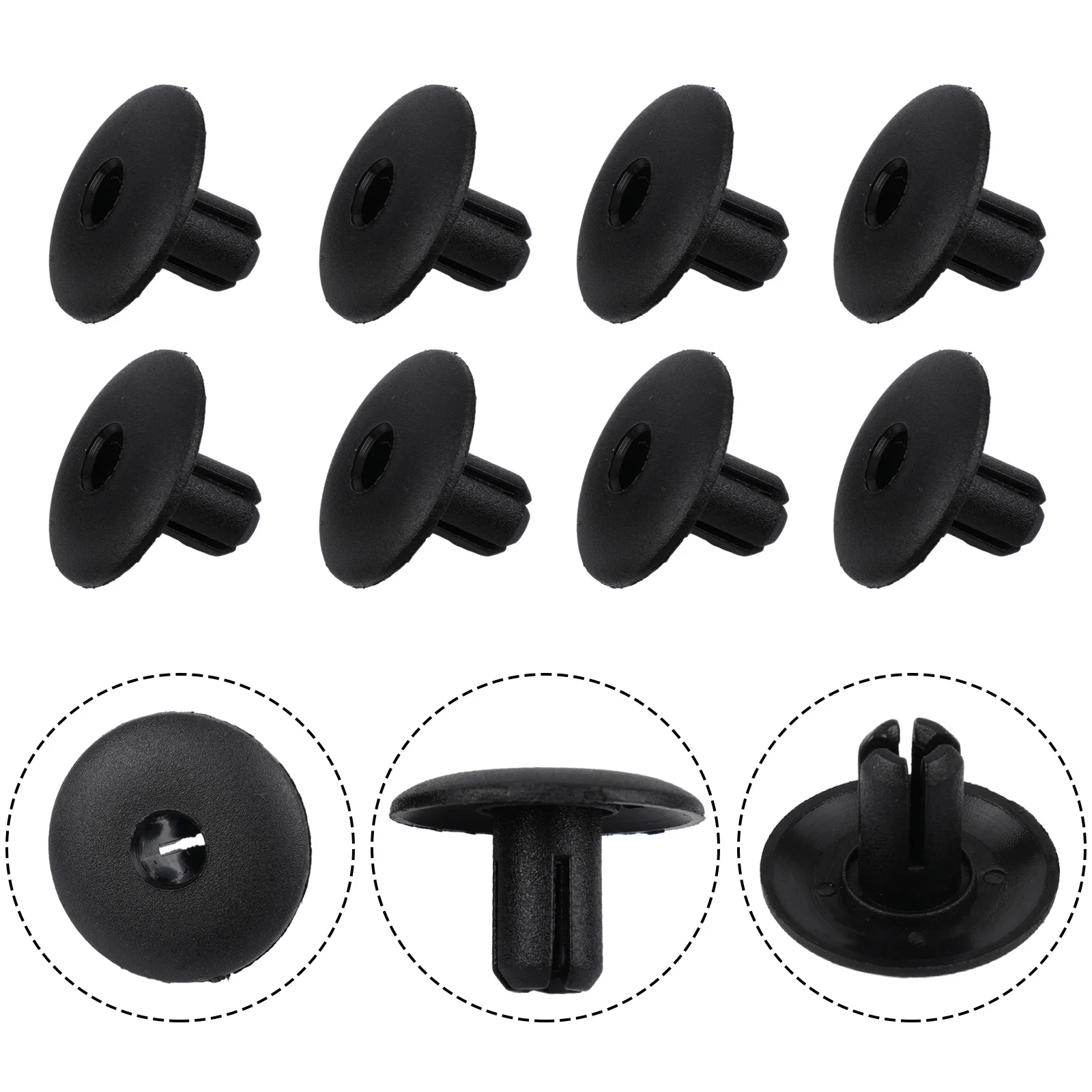 10Pcs Car Panel Fastener Clips Retaining Door Panel Clips Trim Body Panel Clips For Q5/Q7/A4/A5/A8 4D0807300 Fender Screw Rivet