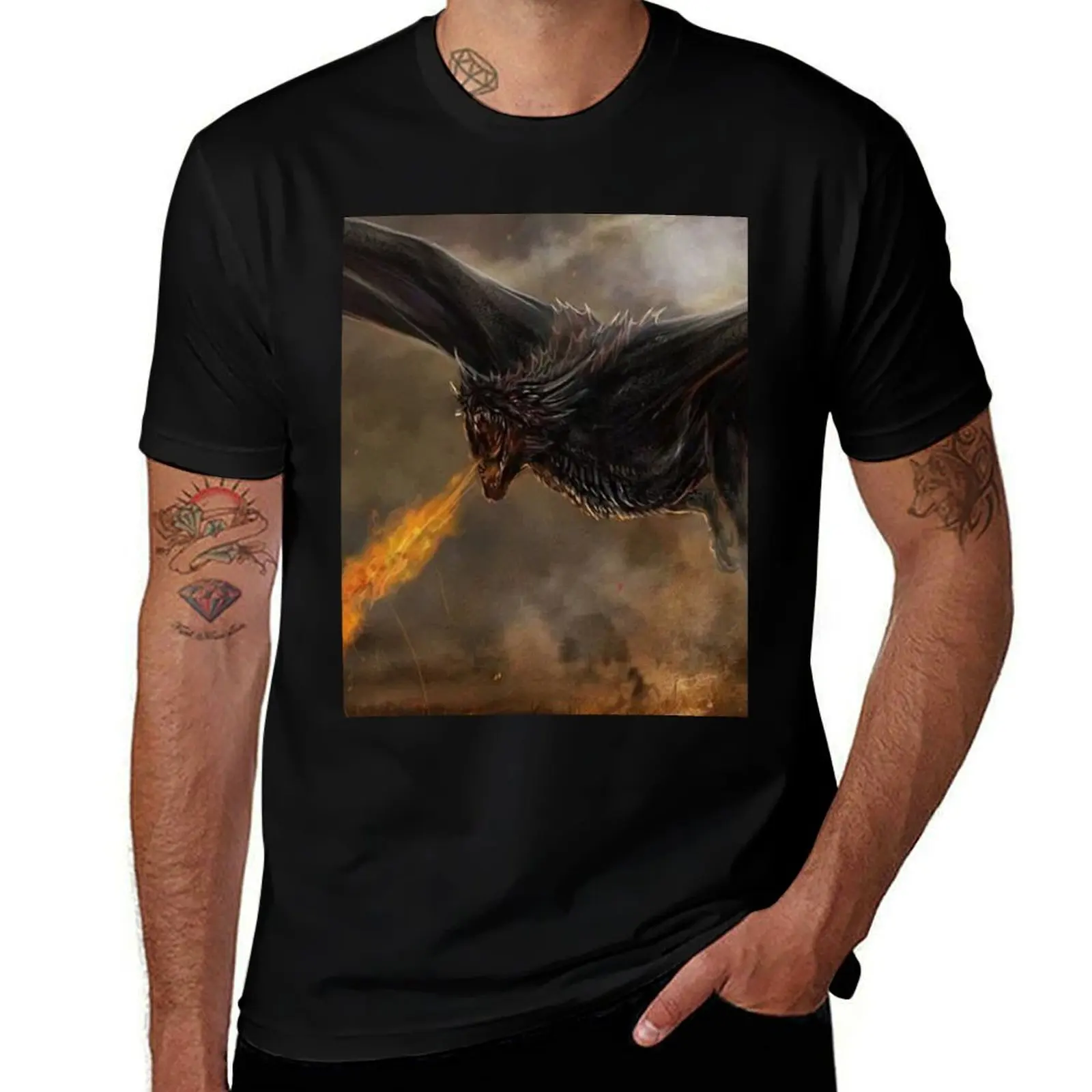 

deragon ise T-Shirt man t shirt cotton cotton t shirt pack