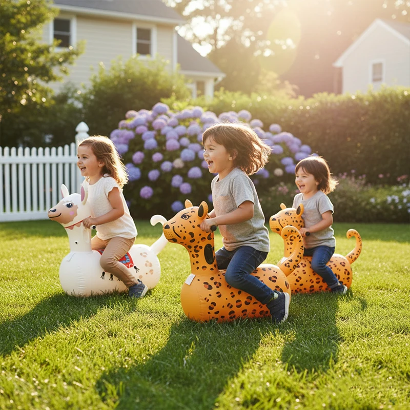 子供用インフレータブルホッピングホース、恐竜バウンスボールポゴライドオン、屋外屋内用バウンス玩具、子供用ガーデンスクール遊び場用