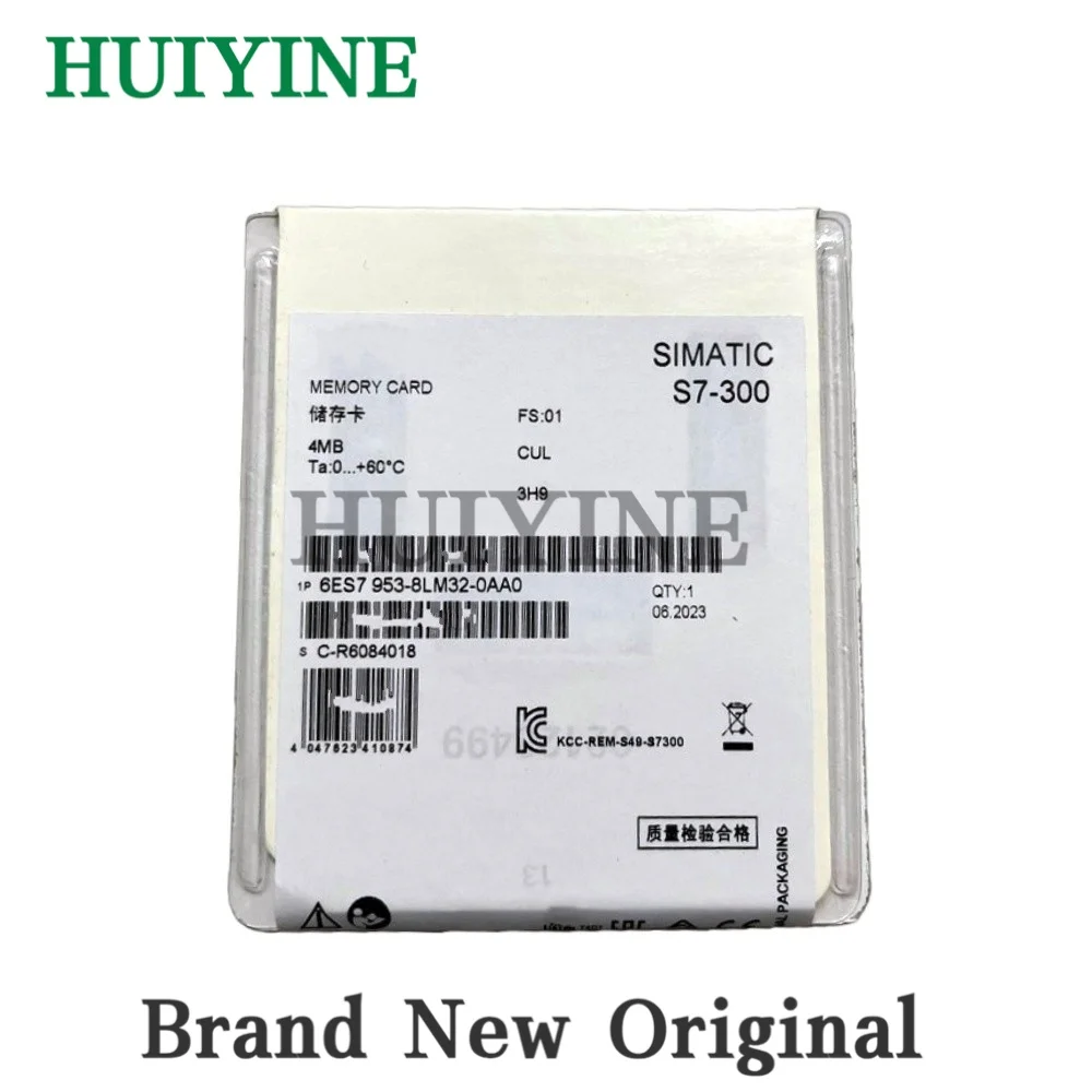 New Original 6ES7953-8LM32-0AA0 6ES7 953-8LM32-0AA0 6ES79538LM320AA0 S7 Micro  Memory Card  4MB