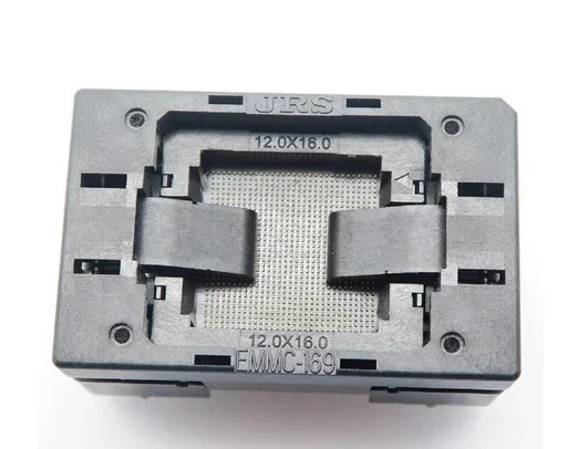 EMMC256 pin open top IC socket/connector EMMC256-1.0 Test Socket memory Sdram pc video for mobile phone data recovery