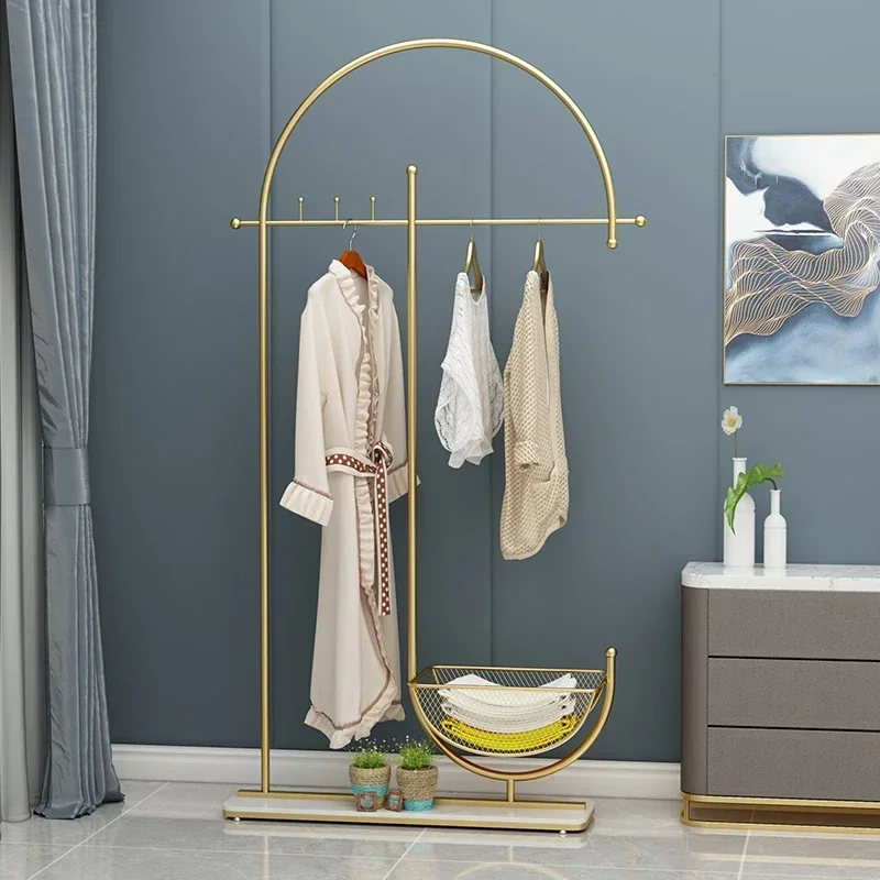 Modern Portable Coat Racks Metal Display Nordic Organizer Storage Coat Racks Space Saving Clothes Perchero Trendy Furniture