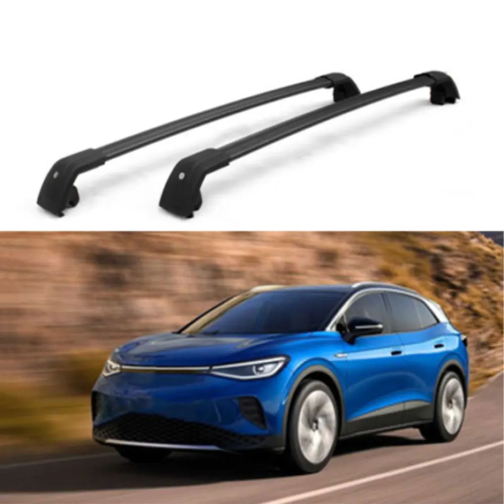 2Pcs Fits for Volkswagen VW ID.4 2020 2021 Roof Rail Cross Bar Crossbars Carrier