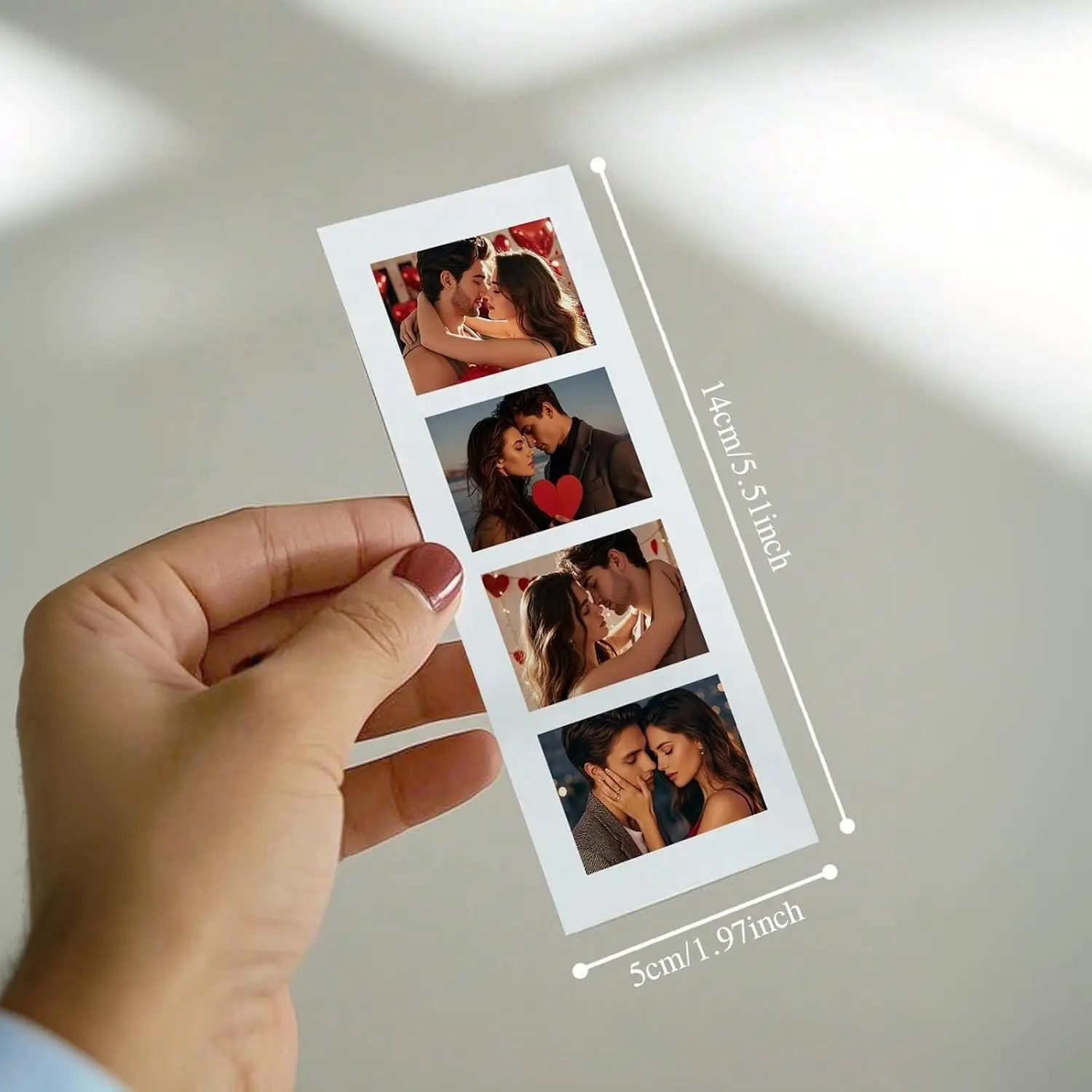 Personalized Photo Strip Frame, Custom Collage