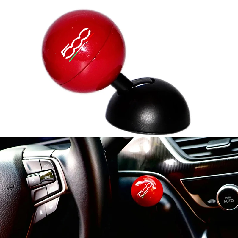 Car Push to Start Button Rocker Lever Engine Start Stop Button Cover For Fiat Fiat 500 500C 500X 500L Abarth 695 Car Accessories