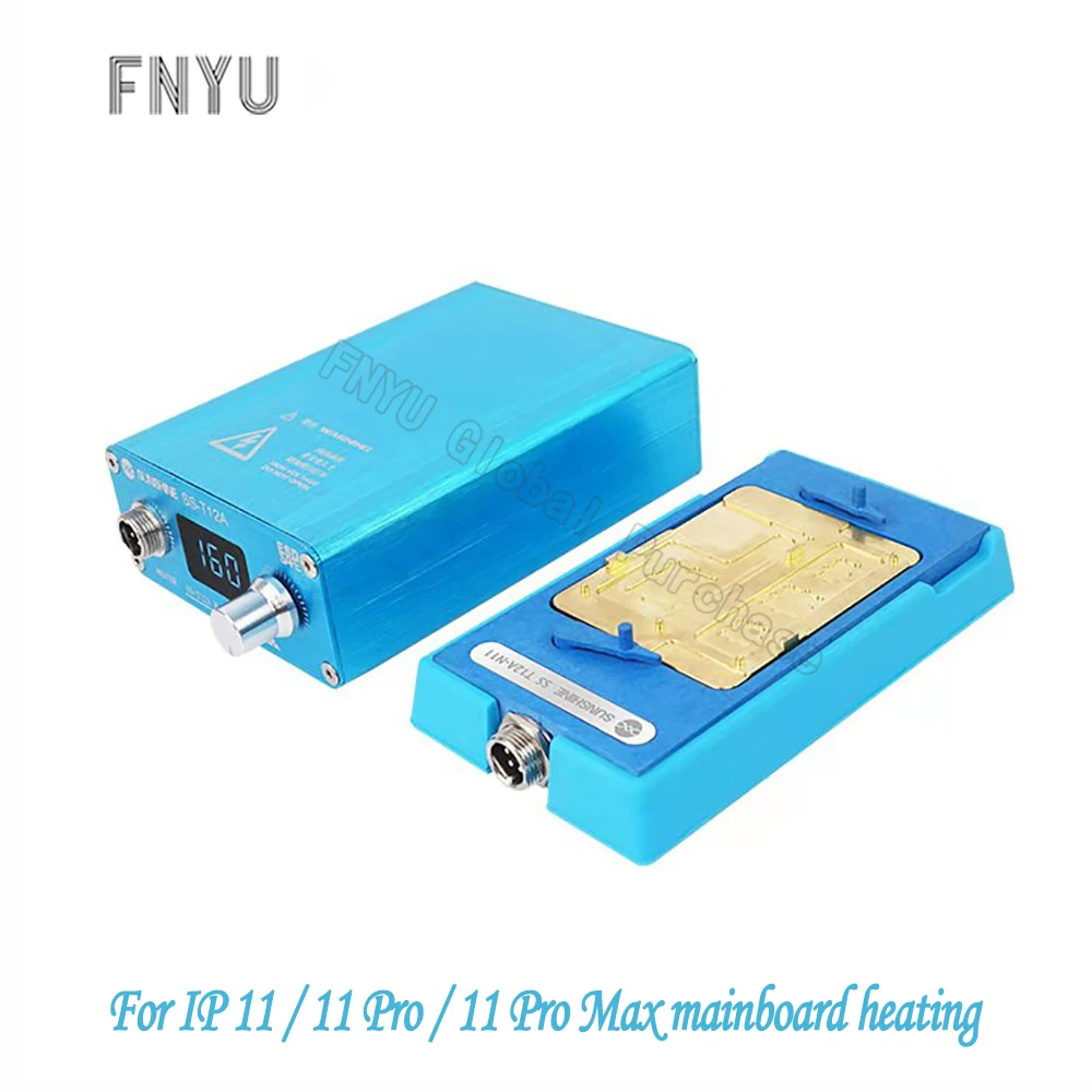 SUNSHINE SS-T12A-N11 Kit Stasiun Solder Alat Perbaikan Motherboard untuk iPhone 11 11P 11P MAX Alat Perbaikan Pemanas Ponsel