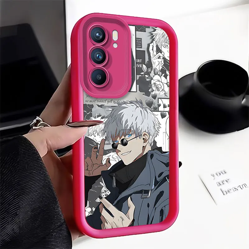 Anime J-Jujutsu Kaisen Soft Silicone Case for Samsung Galaxy A55 A35 A25 A15 A05 A05S A24 A13 A23 A12 A22 A32 A52 A52S A72 A11