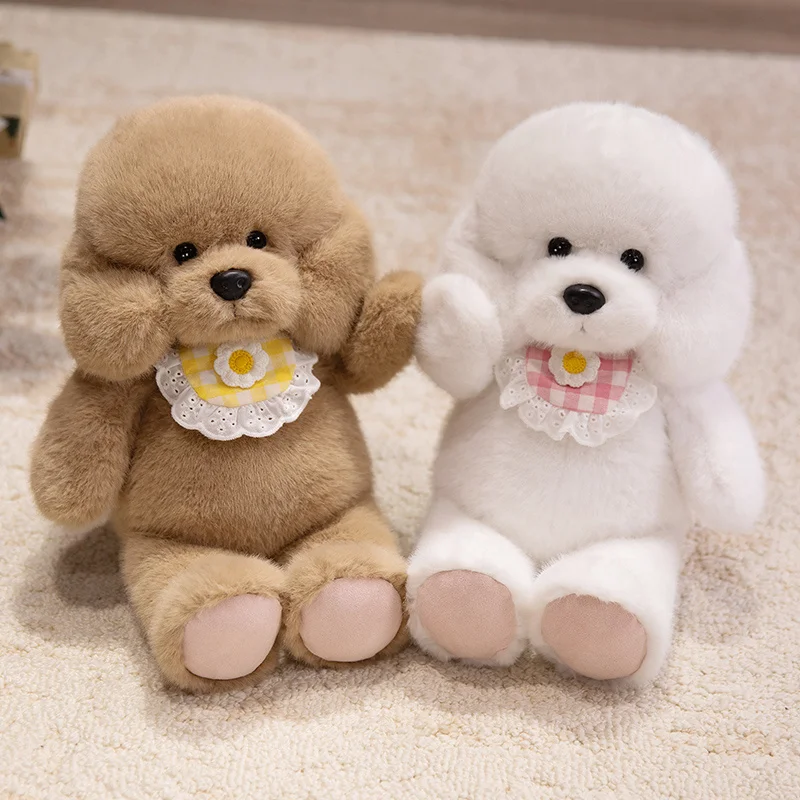 33/39 centimetri Kawaii Labrador Cane Peluche Creativo Animale Cucciolo Bambole con Salopette Farcito Peluche per I Bambini Regalo Di Compleanno