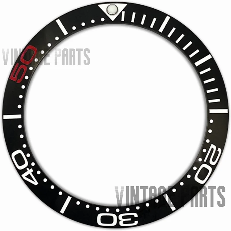 38Mm seamaster 300 ceramic bezel insert fit for omega watch