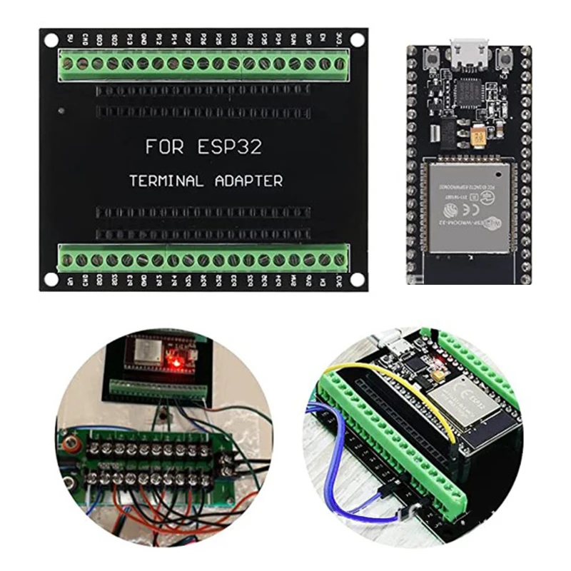 Scheda breakout ESP32 a 38 pin per scheda di sviluppo ESP32 2.4 GHz Wifi Dual Core per GPIO 1 in 2