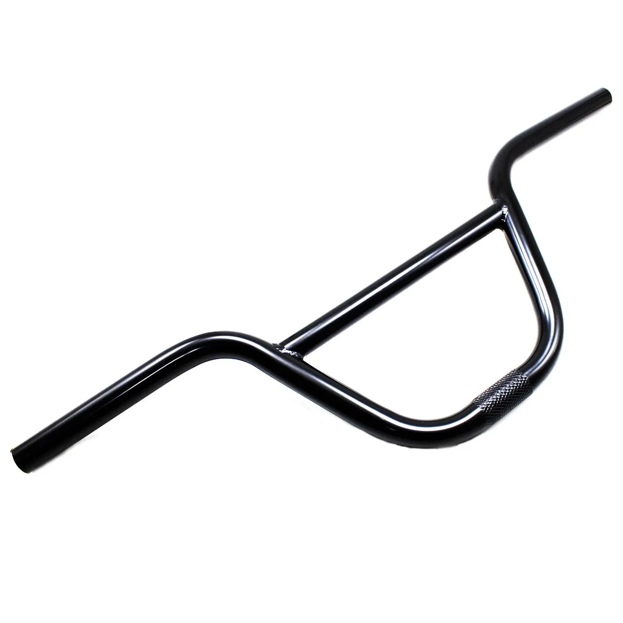 BMX Handlebar Steel Bicycle Handlebar Swallow Aluminum Alloy Bicycle Stem Length 585mm Diameter 22.2mm Use 28.6MM Front Fork