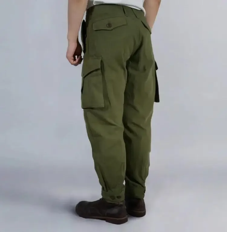 American Loose Fitting Work Pants Amikaki 9-point Work Pants Retro Pilot Tapered Ground Service Pants